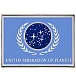 Star Trek United Federation of Planets Blue Flag Pin